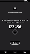 Adobe Authenticator syot layar 1
