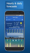 برنامه‌نما wheather live عکس از صفحه