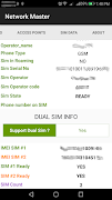 برنامه‌نما Master Network Info & SIM Quer عکس از صفحه