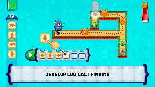 برنامه‌نما Code the Robot. Save the Cat عکس از صفحه