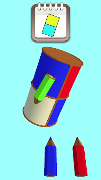 Mix Colors 3D poster