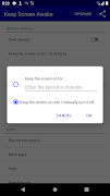 Keep screen turned on screenshot 2