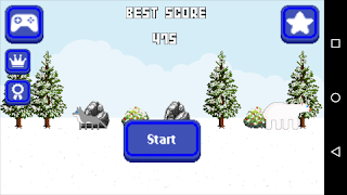 Pixel Arctic Survivor plakat