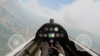 برنامه‌نما Glider Realistic Plane Flight عکس از صفحه