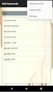 My Passwords ảnh chụp màn hình 1