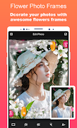 Flowers Frames Photo Editor 截图 4