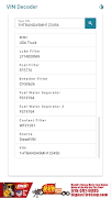 VIN Decoder Screenshot 1