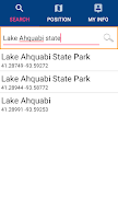 Lake Ahquabi - IOWA GPS Map captura de pantalla 1