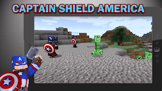 Kapten Perisai Mod untuk MCPE poster