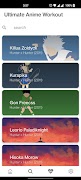Anime Workout اسکرین شاٹ 1