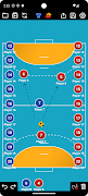 برنامه‌نما Coach Tactic Board: Handball عکس از صفحه