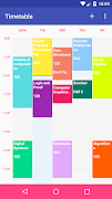 Timetable - Schedule Planner الملصق