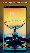 Splash Pattern Lock Screen постер