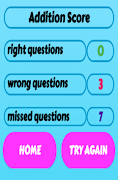 برنامه‌نما Addition & Multiplication Game عکس از صفحه