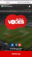 FM Voces 104.5 โปสเตอร์