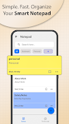 Notepad, Notebook, Easy Notes اسکرین شاٹ 5