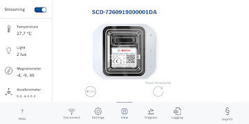 SCD Sensor App screenshot 1