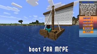 Boat Mod for Minecraft PE Screenshot 1