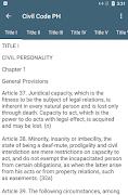 Civil Code PH 스크린샷 2