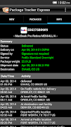 برنامه‌نما Package Tracker Express عکس از صفحه
