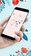 Cute Panda Baby theme & HD wallpapers-poster