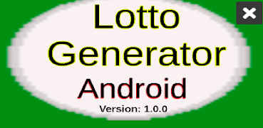 Lotto Generator Android ポスター