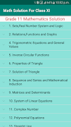 Math Solution For Grade XI скриншот 1