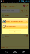 برنامهنما MyShoppingList عکس از صفحه