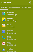 AppHistory screenshot 1