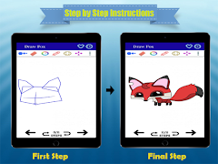 วิธีการวาดสุนัขจิ้งจอก ภาพหน้าจอ 6