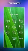 Lock screen - water droplets screenshot 7