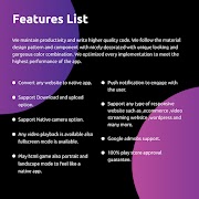 Configurable Webview template screenshot 1