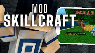 Skillcraft mod skills mcpe poster