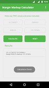 Margin Markup Calculator تصوير الشاشة 4
