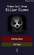 6 Schermata Video Call from Killer Clown