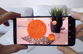Planets 3D Augmented Reality screenshot 2