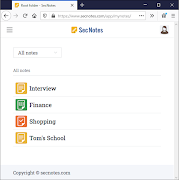 7 Schermata Sec Notes- Secure Notepad