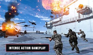 D-Day World War Naval Game पोस्टर