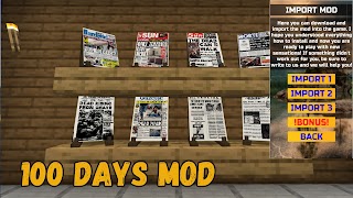 برنامه‌نما 100 Days Zombie For MCPE عکس از صفحه