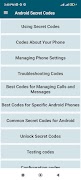 Android Secret Codes Guide پوسٹر