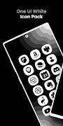 One UI 5 White - Icon Pack poster