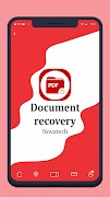 Document recovery App poster