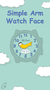 Simple Arm Watch Face poster