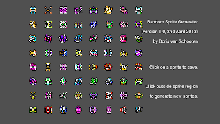 Random game sprite generator الملصق