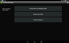 3 Schermata Plant Base Data Support