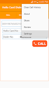 Hello Card Dialer скриншот 1
