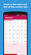 Schulte Table - Speed Reading اسکرین شاٹ 1