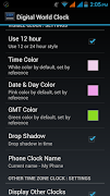 Digital World Clock Widget স্ক্রিনশট 4