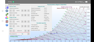Living Psychrometrics スクリーンショット 1