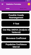 Statistics Formulas Screenshot 4